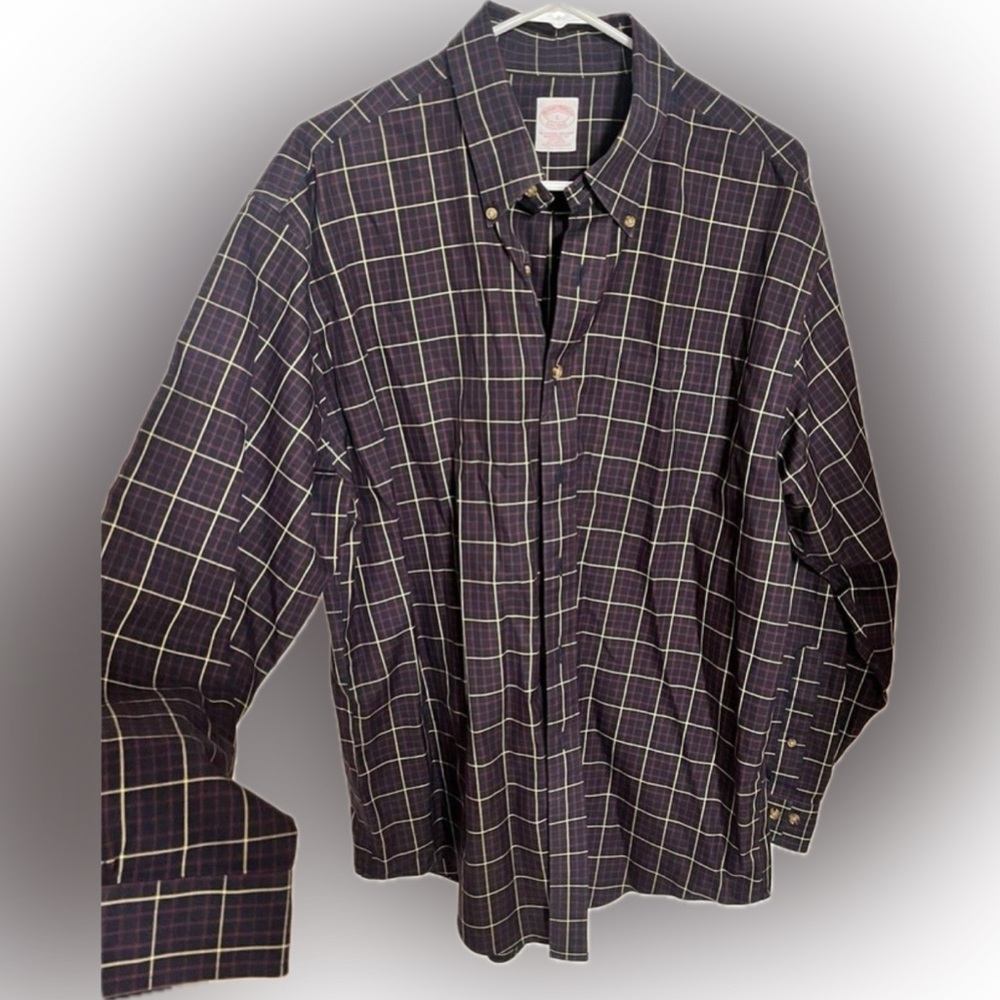 Brooks Brothers Men’s Long Sleeve Button Down Dress Shirt